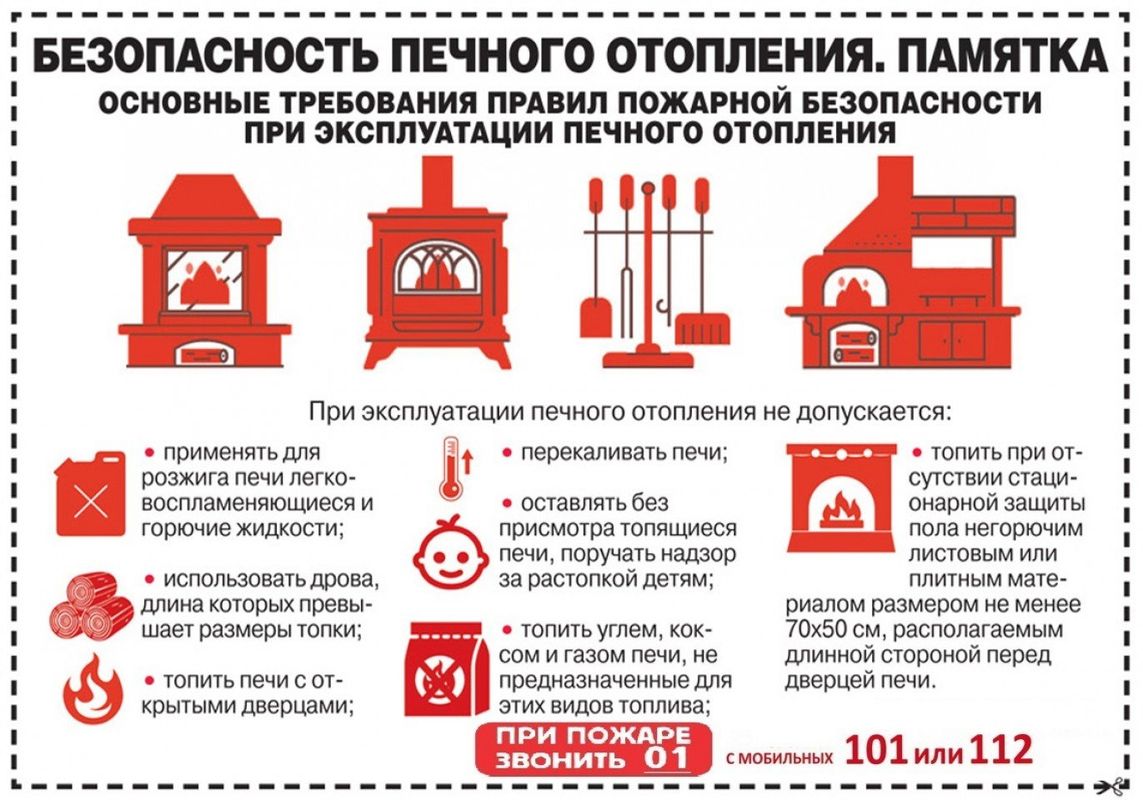 Памятка.Печное отопление.